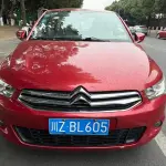 Citroen Elysee 2015 из Китая